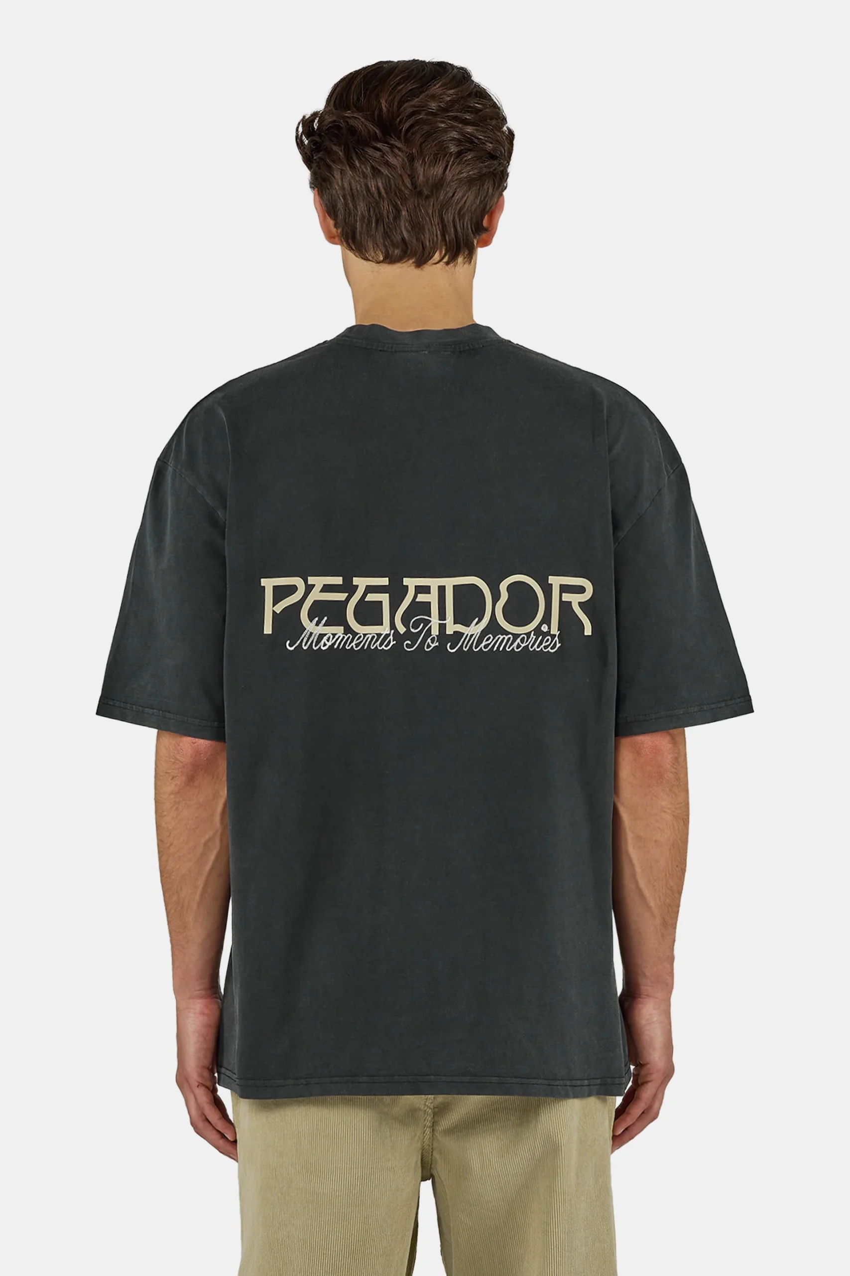 PEGADOR ZERNEZ OVERSIZED TEE VINTAGE BLACK PGDR-6869-065 - Image 2
