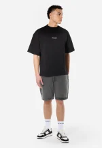 PEGADOR BOSTIC JEANS SHORTS WASHED GREY PGDR-5000-074 - Image 5