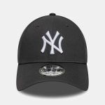 New Era New York Yankees MLB League Essential Charcoal 9FORTY Cap 60771707 - Image 2