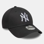 New Era New York Yankees MLB League Essential Charcoal 9FORTY Cap 60771707 - Image 3