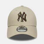 New Era New York Yankees MLB Outline Camo Cream 9FORTY Cap 60771850 - Image 2