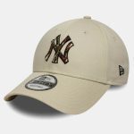 New Era New York Yankees MLB Outline Camo Cream 9FORTY Cap 60771850
