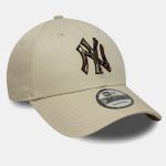 New Era New York Yankees MLB Outline Camo Cream 9FORTY Cap 60771850 - Image 3