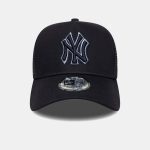 New Era New York Yankees Outline 9FORTY E-Frame Trucker Adjustable Cap 60771717 - Image 2