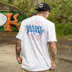 Tribal Sweyda Circle T-shirt White TR3052-001 - Image 2
