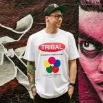 TRIBAL TRILON T-SHIRT WHITE TR3047-001 - Image 5