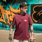 TRIBAL ZODAK CAN T-SHIRT MAROON TR3042-073 - Image 3