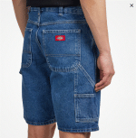 Dickies 993 Denim Carpenter Shorts Classic Blue DK0A88FCCLB1 - Image 2