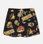 GRIMEY THE OG TOUR SWIMMING SHORTS BLACK GBS210-BLK