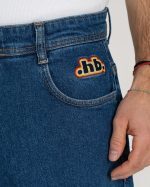 HOMEBOY x-tra MONSTER RETRO .hb. Denim WASHED BLUE 01SH1089-81 - Image 5