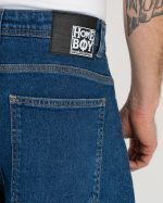 HOMEBOY x-tra MONSTER RETRO .hb. Denim WASHED BLUE 01SH1089-81 - Image 6