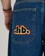 HOMEBOY x-tra MONSTER RETRO .hb. Denim WASHED BLUE 01SH1089-81 - Image 4
