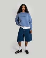 HOMEBOY x-tra MONSTER RETRO .hb. Denim WASHED BLUE 01SH1089-81 - Image 7