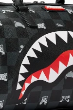 SPRAYGROUND GRAY PEEKING CHARACTER CHECK MINI DUFFLE D8911 24 x 31 x 15 cm - Image 5