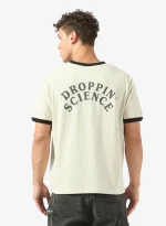 GRIMEY DROPPIN SCIENCE RINGER TEE OFF WHITE GART792-OWHT - Image 3