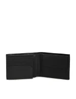 Calvin Klein Solid Leather Trifold Wallet Black 4500457684 8.8 x 10.2 x 2.5 cm - Image 5