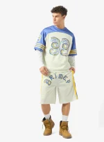 GRIMEY DROPPIN SCIENCE BAGGY MESH SHORTS OFF WHITE GBMS207-OFFWHT - Image 4