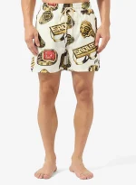 GRIMEY THE OG TOUR SWIMMING SHORTS OFF WHITE GBS210-OWHT - Image 2