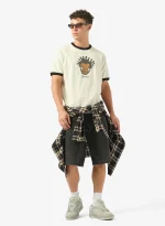 GRIMEY DROPPIN SCIENCE RINGER TEE OFF WHITE GART792-OWHT - Image 5