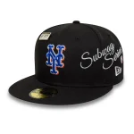 New Era New York Mets MLB Subway Series Black 59FIFTY Fitted Cap 60771867