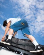 HOMEBOY x-tra MONSTER RETRO .hb. Denim WASHED BLUE 01SH1089-81 - Image 10