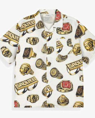 GRIMEY THE OG TOUR BUTTON UP SHIRT OFF WHITE GHS797-OWHT