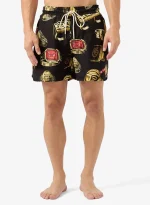 GRIMEY THE OG TOUR SWIMMING SHORTS BLACK GBS210-BLK - Image 2