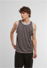 DEF Mesh Tanktop steel gray/white DFTT025