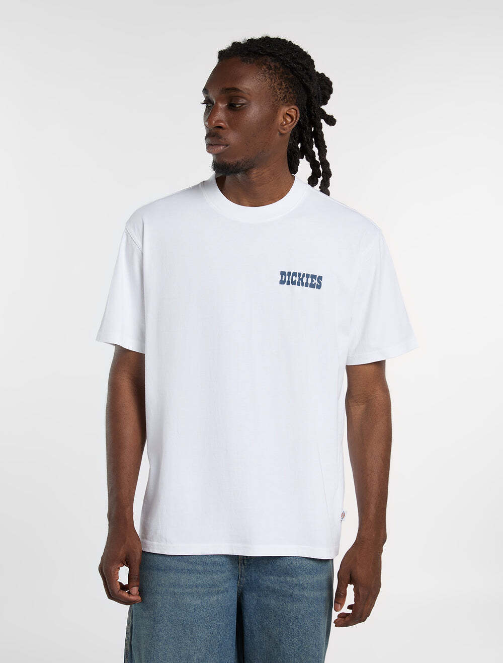 DK0A88JI0WH-2.jpg DICKIES PLAIN CITY TEE WHITE DK0A88JI0WH1 - Image 1