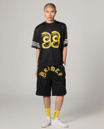 GRIMEY DROPPIN SCIENCE MESH BOXY FOOTBALL JERSEY BLACK GBMFJ798-BLK - Image 4