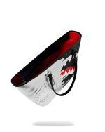 SPRAYGROUND SILVER SIDE DRIP BLACK CHECK TOTE T8930 - Image 3