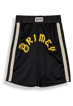 GRIMEY DROPPIN SCIENCE BAGGY MESH SHORTS BLACK GBMS207-BLK