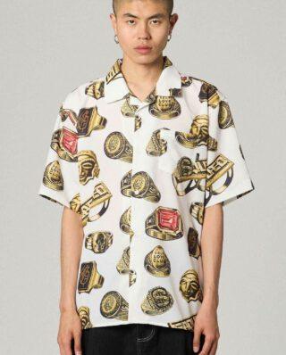 GRIMEY THE OG TOUR BUTTON UP SHIRT OFF WHITE GHS797-OWHT - GRIMEY