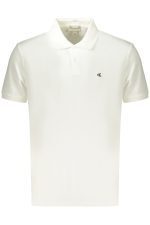 CALVIN KLEIN MEN'S SHORT-SLEEVE POLO SHIRT WHITE