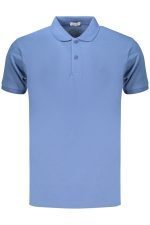 COVERI MOVING MEN'S SHORT-SLEEVE POLO SHIRT, BLUE