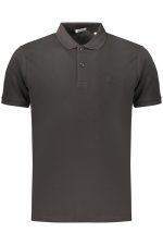 COVERI MOVING MEN'S SHORT-SLEEVE POLO SHIRT BLACK
