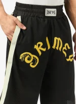 GRIMEY DROPPIN SCIENCE BAGGY MESH SHORTS BLACK GBMS207-BLK - Image 3