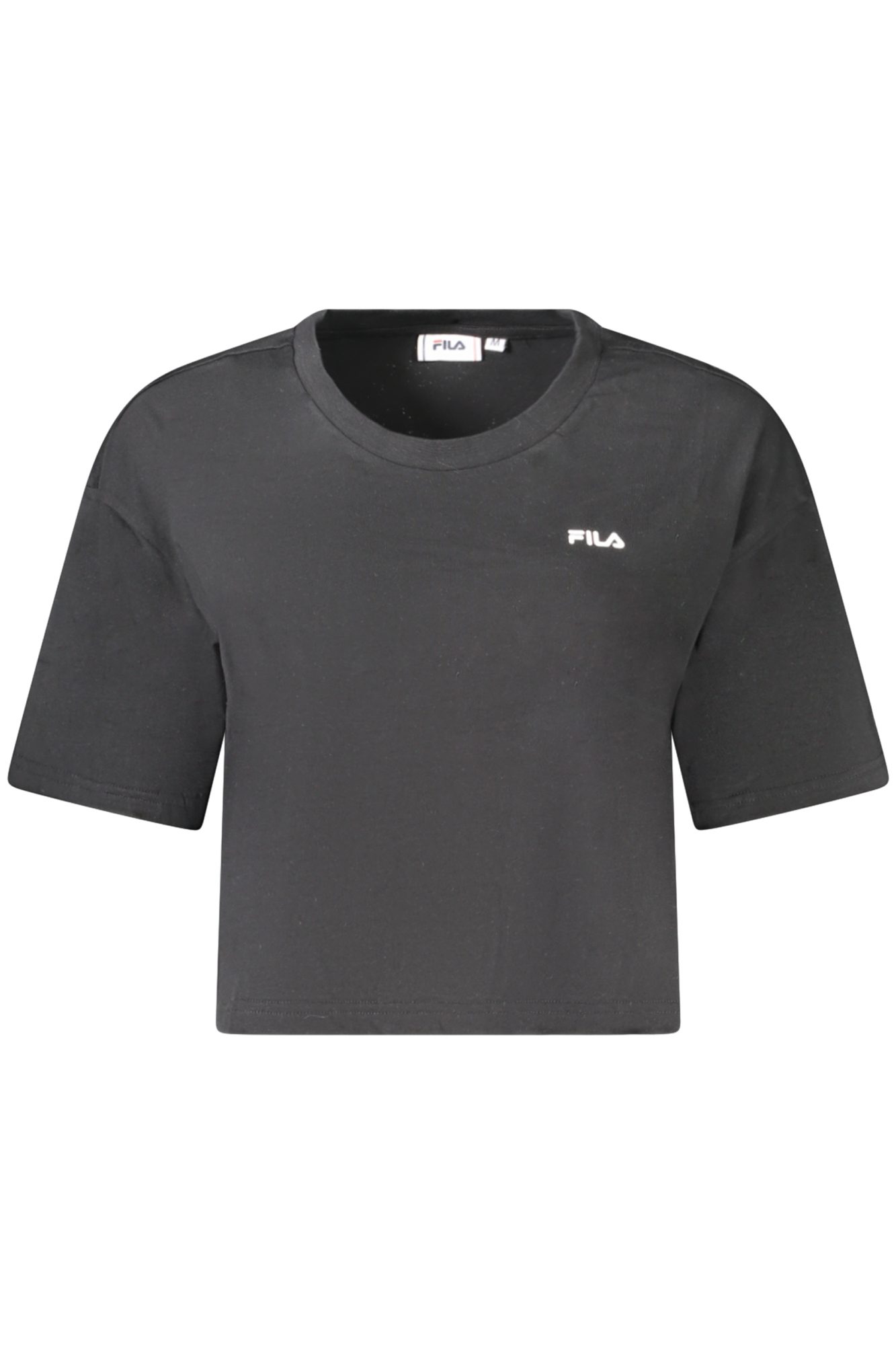 filat-shirtmanichecortedonnanero_1 FILA SHORT SLEEVE T-SHIRT WOMEN BLACK - Image 1