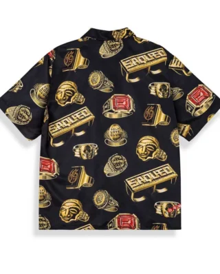 GRIMEY THE OG TOUR BUTTON UP SHIRT BLACK GHS797-BLK - GRIMEY