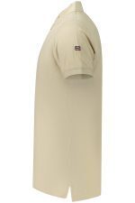 NORWAY 1963 MEN'S SHORT-SLEEVE POLO SHIRT, BEIGE - Image 3