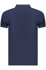 NORWAY 1963 MEN'S SHORT-SLEEVED POLO SHIRT, BLUE - Image 2