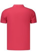 NORWAY 1963 MEN'S SHORT-SLEEVED POLO SHIRT, RED - Image 2