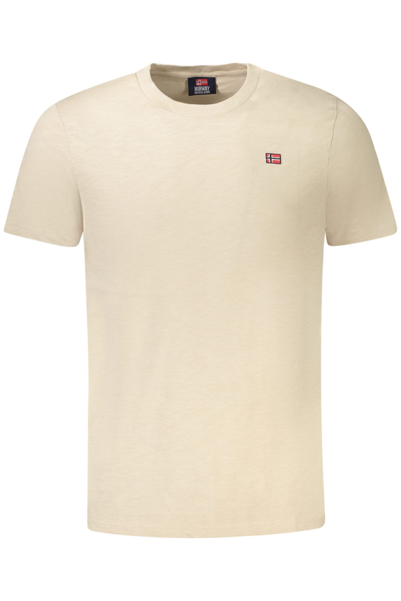 norway1963t-shirtmanichecorteuomobeige_1 NORWAY 1963 MEN'S SHORT SLEEVE T-SHIRT BEIGE - Image 1