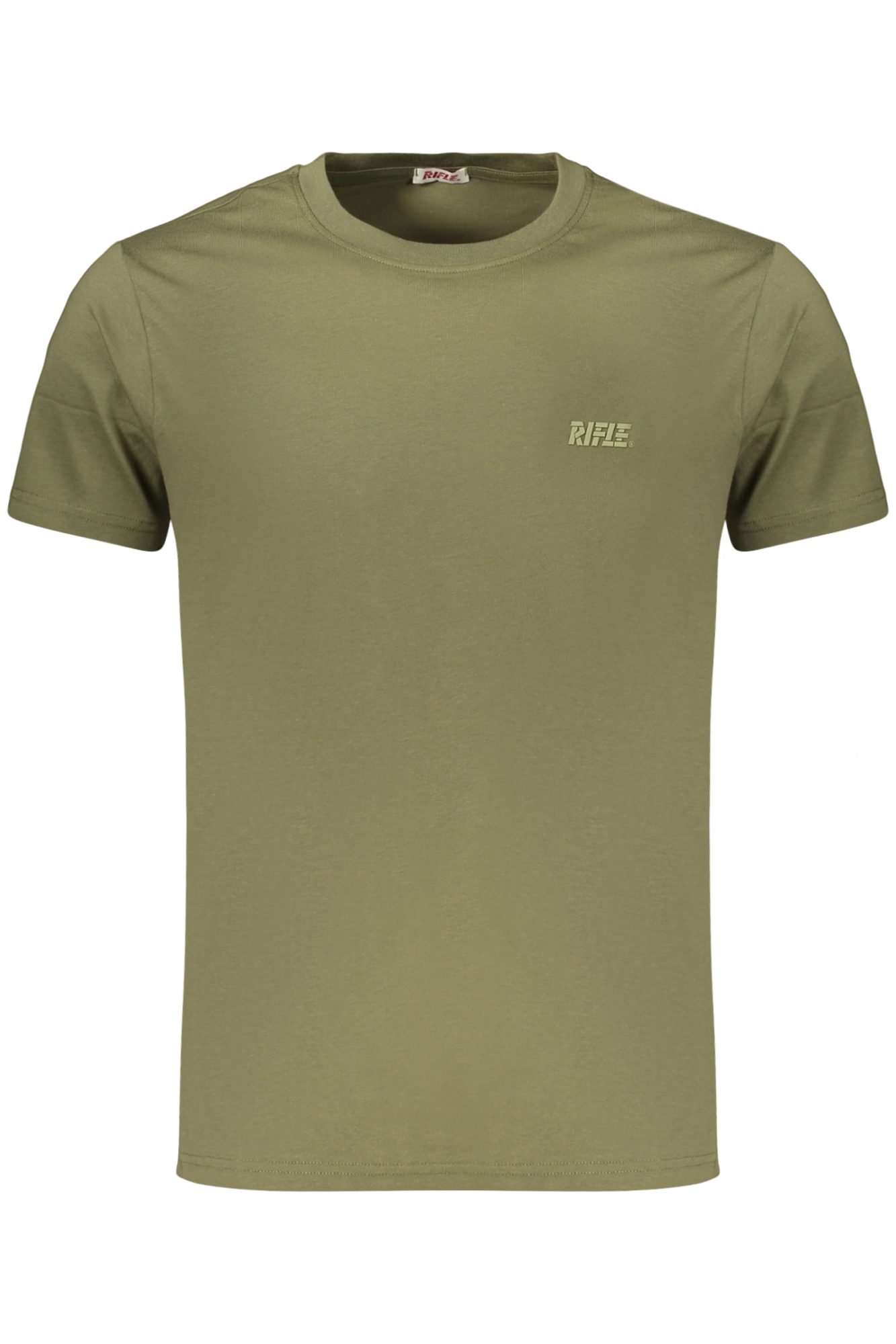 riflet-shirtmanichecorteuomoverde_1 RIFLE SHORT-SLEEVED T-SHIRT MEN'S GREEN - Image 1