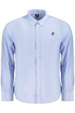 US GRAND MEN'S LONG-SLEEVED SHIRT, BLUE