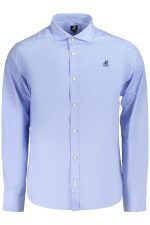 US GRAND MEN'S LONG-SLEEVED SHIRT, BLUE