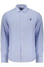 US GRAND MEN'S LONG-SLEEVED SHIRT, BLUE