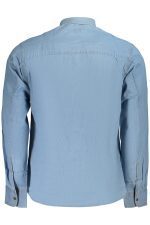 US GRAND MEN'S LONG-SLEEVED SHIRT, BLUE - Image 2