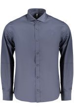 US GRAND MEN'S BLUE LONG-SLEEVED SHIRT