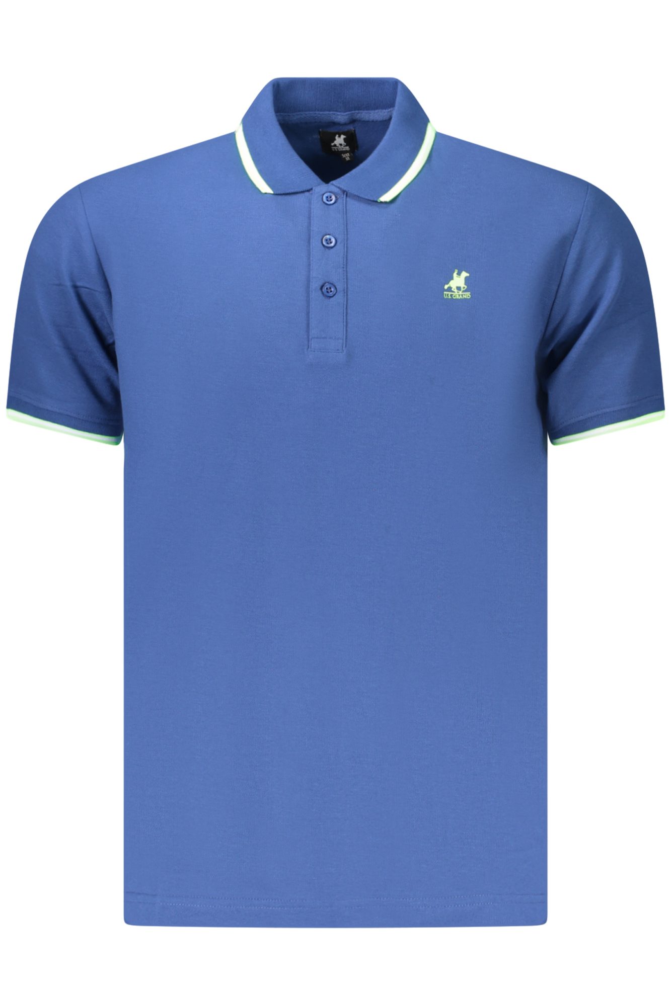usgrandpolomanichecorteuomoblu_1 US GRAND POLO SHORT SLEEVE MEN'S BLUE - Image 1
